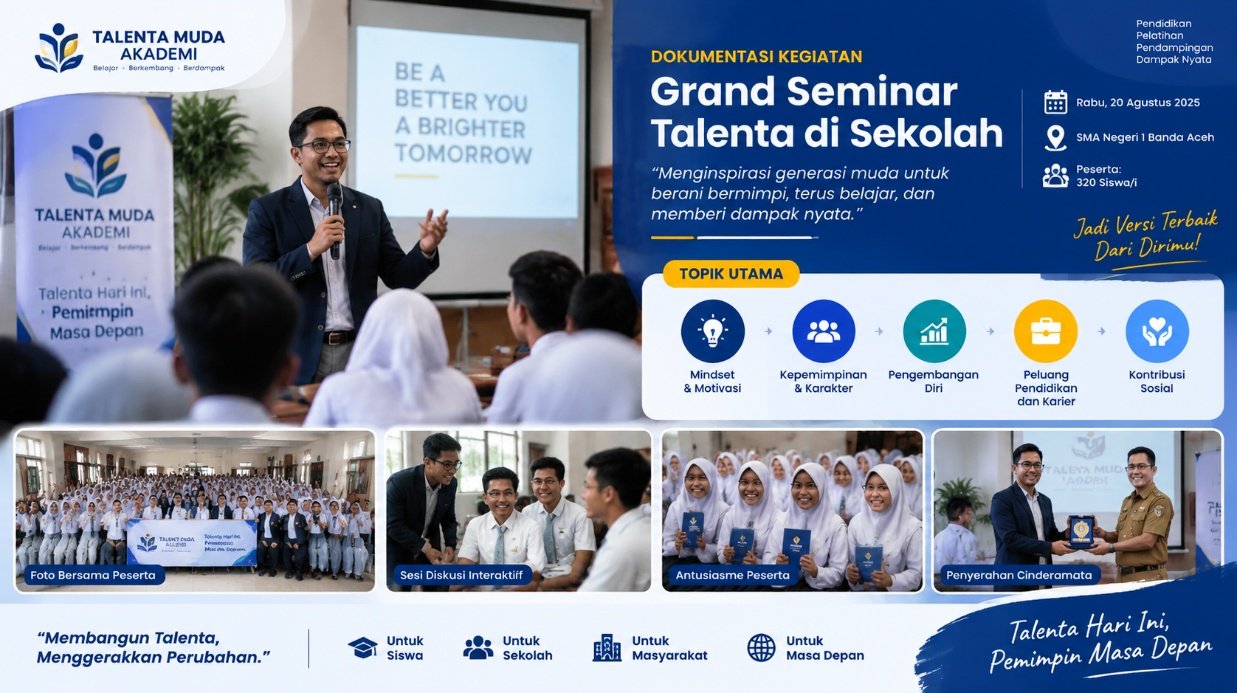 Grand Seminar Talenta — SMA Negeri 1 Banda Aceh